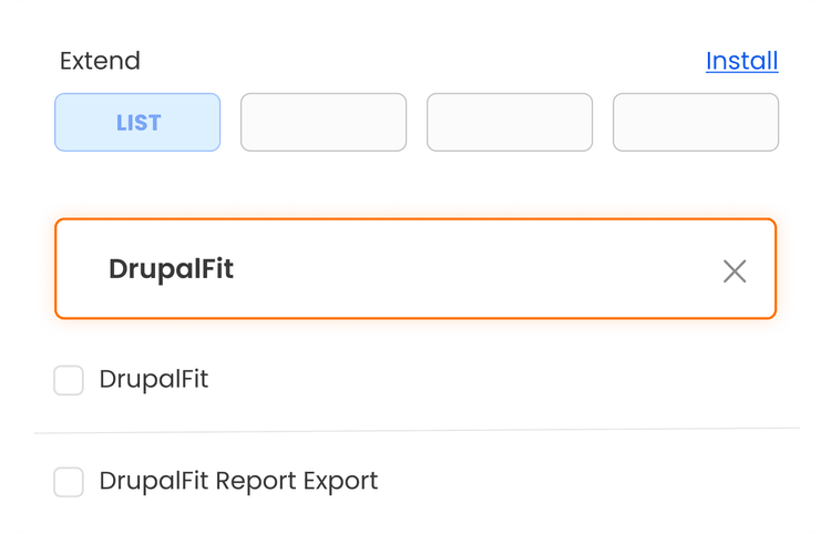 Install Drupal website vulnerability scanner module